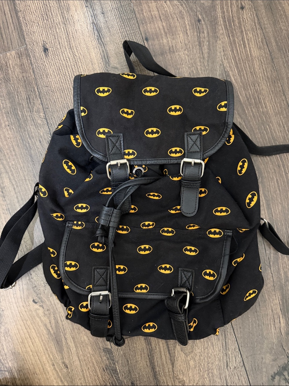 DC BATMAN LOGO CANVAS SDCC COMIC CON BACKPACK